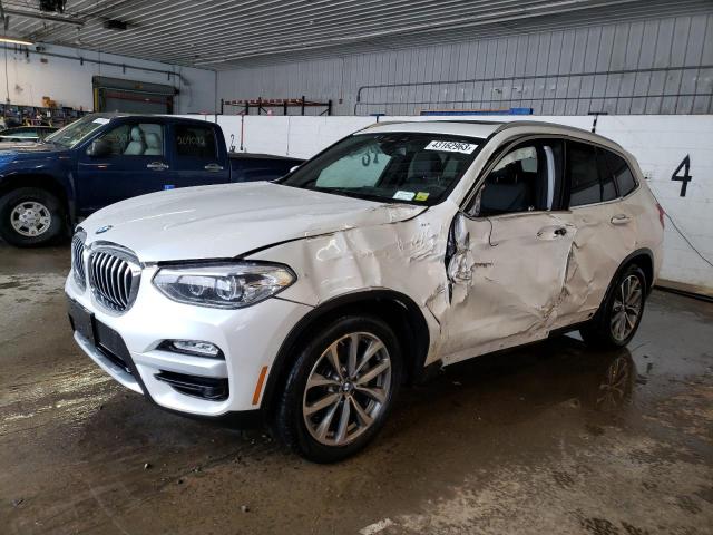 5UXTR9C56KLR03171 - 2019 BMW X3 XDRIVE30I WHITE photo 1