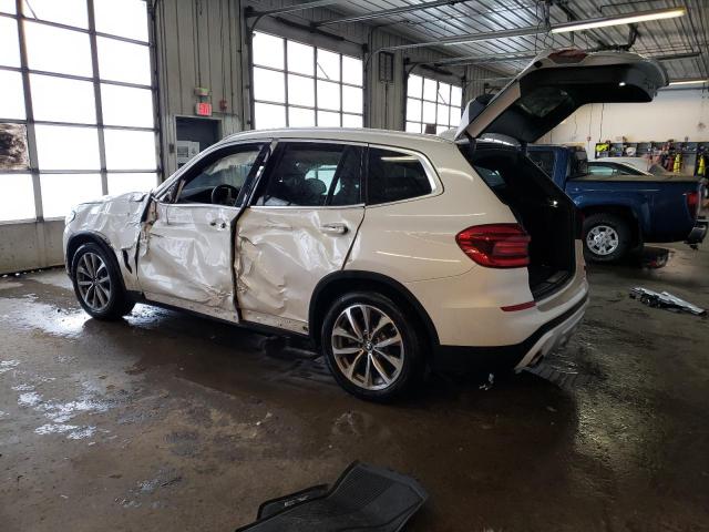 5UXTR9C56KLR03171 - 2019 BMW X3 XDRIVE30I WHITE photo 2