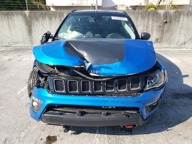 3C4NJDDB2MT598574 - 2021 JEEP COMPASS TRAILHAWK BLUE photo 5