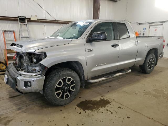 5TFUY5F13FX418799 - 2015 TOYOTA TUNDRA DOUBLE CAB SR/SR5 SILVER photo 1