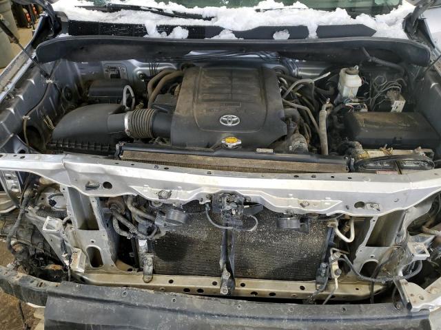 5TFUY5F13FX418799 - 2015 TOYOTA TUNDRA DOUBLE CAB SR/SR5 SILVER photo 11