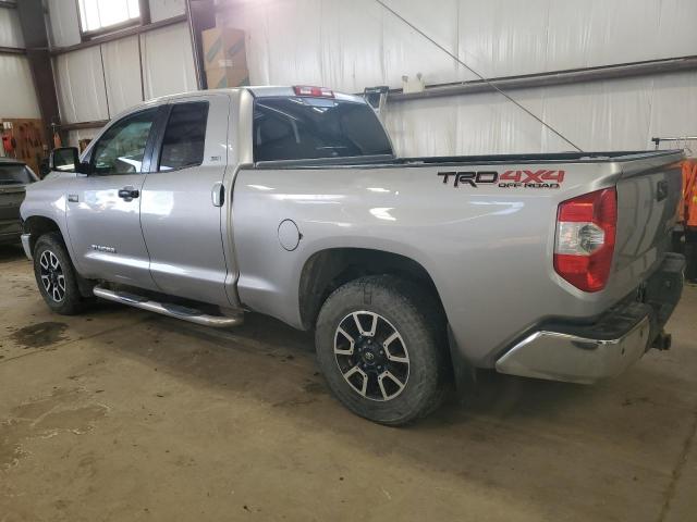 5TFUY5F13FX418799 - 2015 TOYOTA TUNDRA DOUBLE CAB SR/SR5 SILVER photo 2
