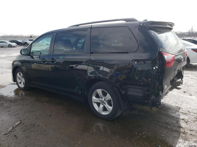 5TDKZ3DC4LS076097 - 2020 TOYOTA SIENNA LE BLACK photo 2