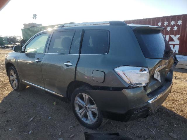 5TDDK3EH2CS123747 - 2012 TOYOTA HIGHLANDER LIMITED GRAY photo 2