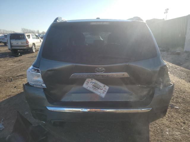 5TDDK3EH2CS123747 - 2012 TOYOTA HIGHLANDER LIMITED GRAY photo 6