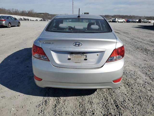 KMHCT4AE2CU218732 - 2012 HYUNDAI ACCENT GLS SILVER photo 6