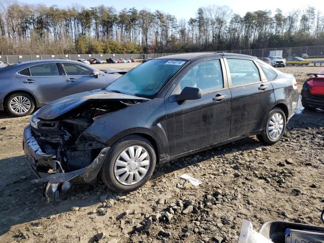 1FAHP34N98W186612 - 2008 FORD FOCUS S/SE BLACK photo 1