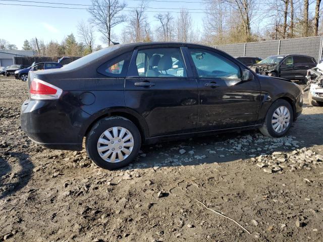 1FAHP34N98W186612 - 2008 FORD FOCUS S/SE BLACK photo 3