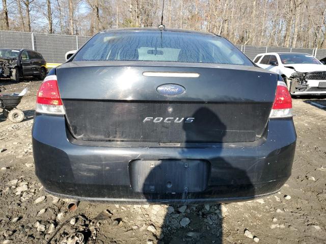 1FAHP34N98W186612 - 2008 FORD FOCUS S/SE BLACK photo 6