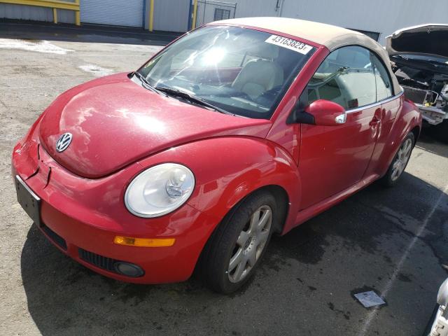3VWSG31Y26M320546 - 2006 VOLKSWAGEN NEW BEETLE CONVERTIBLE OPTION PACKAGE 2 RED photo 1