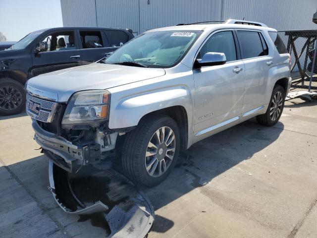 2GKFLVE30G6134868 - 2016 GMC TERRAIN DENALI SILVER photo 1