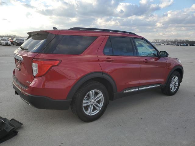 1FMSK8DH1NGB94405 - 2022 FORD EXPLORER XLT RED photo 3