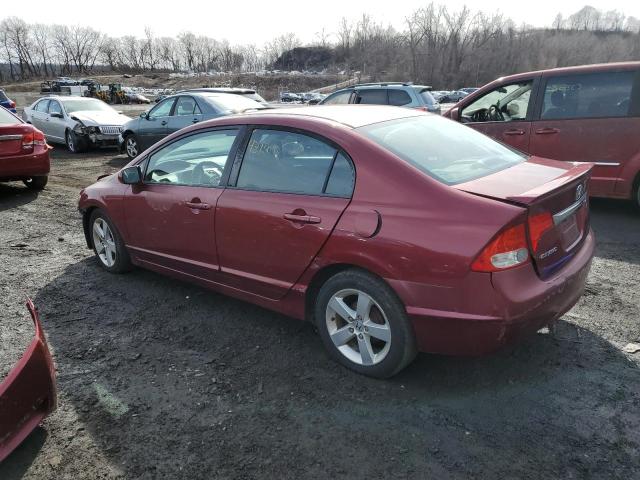 2HGFA1F65AH548258 - 2010 HONDA CIVIC LX-S برغندي صورة 2