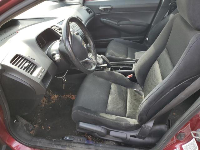 2HGFA1F65AH548258 - 2010 HONDA CIVIC LX-S برغندي صورة 7