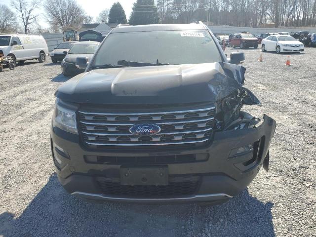 1FM5K8D84HGD24789 - 2017 FORD EXPLORER XLT BLACK photo 5