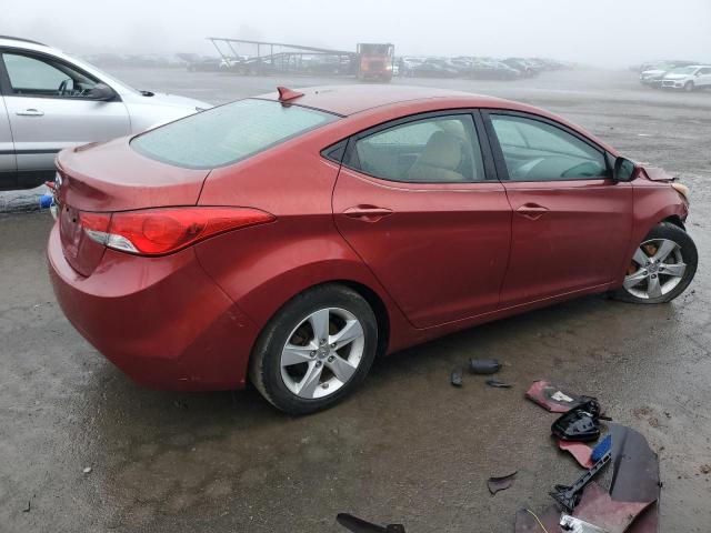 5NPDH4AE0DH366710 - 2013 HYUNDAI ELANTRA GL BURGUNDY photo 3