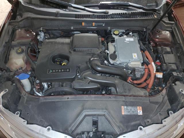 3LN6L2LU0GR620705 - 2016 LINCOLN MKZ HYBRID 棕色 照片 11
