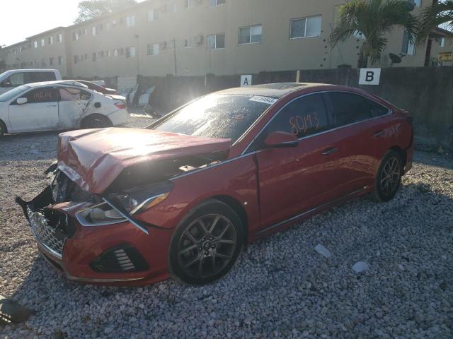 5NPE34AB4JH694796 - 2018 HYUNDAI ACCENT SPORT RED photo 1