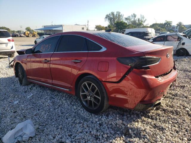 5NPE34AB4JH694796 - 2018 HYUNDAI ACCENT SPORT RED photo 2