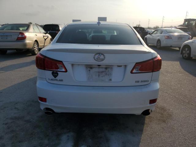 JTHBF5C24A2098892 - 2010 LEXUS IS 250 WHITE photo 6