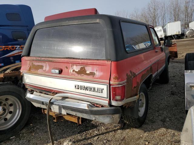 1GNEV18K6JF110771 - 1988 CHEVROLET BLAZER V10 RED photo 3