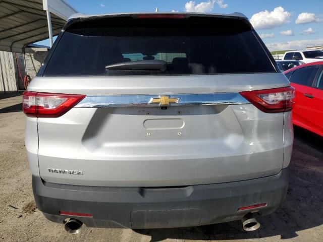 1GNERFKWXLJ297848 - 2020 CHEVROLET TRAVERSE LS SILVER photo 6