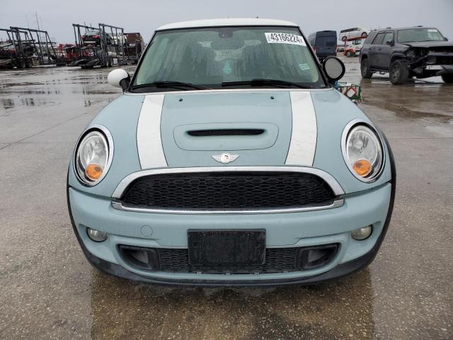 WMWSV3C52DT397098 - 2013 MINI COOPER S TURQUOISE photo 5