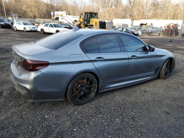 WBAJB9C53KB288904 - 2019 BMW M550XI SILVER photo 3