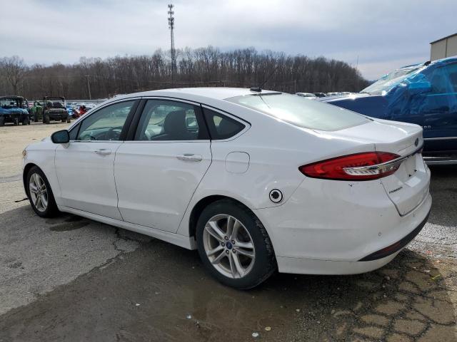 3FA6P0LU3JR172034 - 2018 FORD FUSION SE HYBRID WHITE photo 2