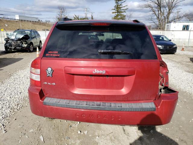 1J4NF4FB2AD581137 - 2010 JEEP COMPASS SPORT RED photo 6