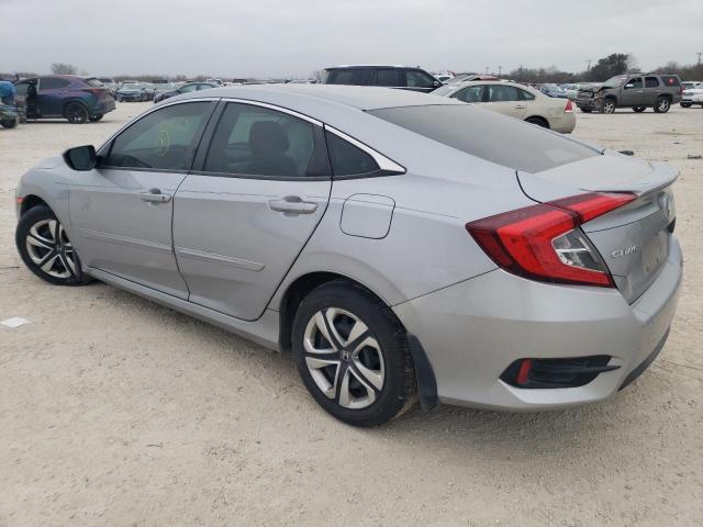 2HGFC2F59JH505663 - 2018 HONDA CIVIC LX SILVER photo 2