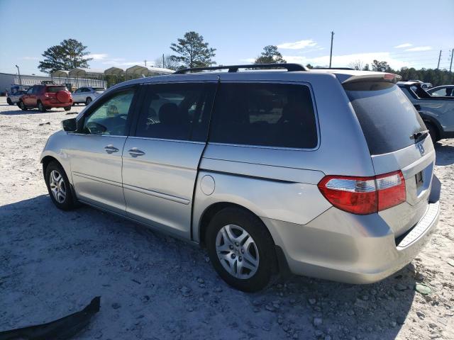 5FNRL386X7B457662 - 2007 HONDA ODYSSEY EXL SILVER photo 2