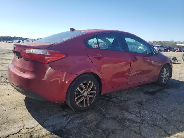 KNAFK4A60G5487645 - 2016 KIA FORTE LX RED photo 3