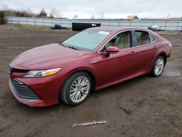 4T1B21HK3JU501016 - 2018 TOYOTA CAMRY HYBRID RED photo 1