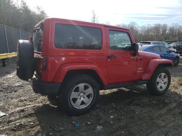 1J4GA5D11BL632738 - 2011 JEEP WRANGLER SAHARA RED photo 3