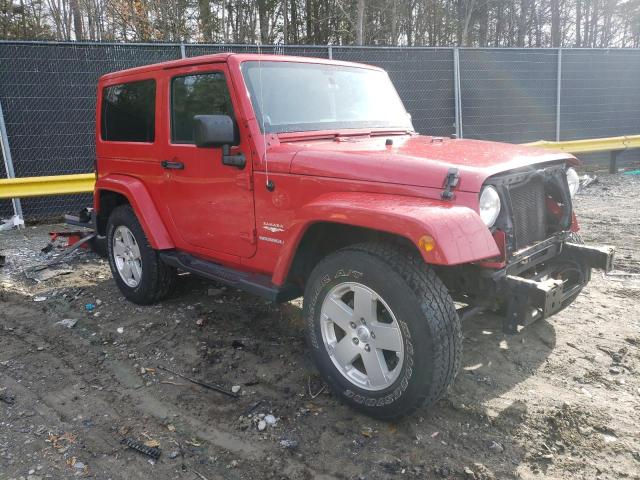 1J4GA5D11BL632738 - 2011 JEEP WRANGLER SAHARA RED photo 4