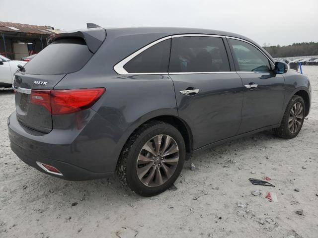 5FRYD3H4XFB002699 - 2015 ACURA MDX TECHNOLOGY CHARCOAL photo 3