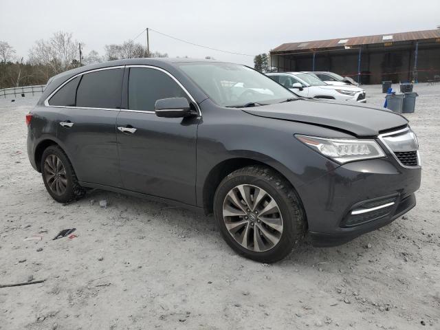 5FRYD3H4XFB002699 - 2015 ACURA MDX TECHNOLOGY CHARCOAL photo 4
