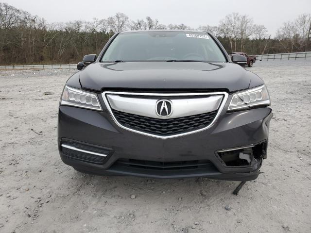 5FRYD3H4XFB002699 - 2015 ACURA MDX TECHNOLOGY CHARCOAL photo 5