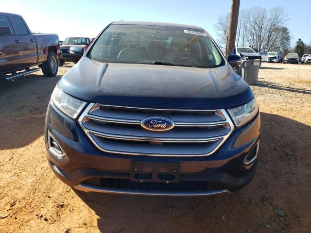 2FMPK4J95HBB25630 - 2017 FORD EDGE SEL BLUE photo 5