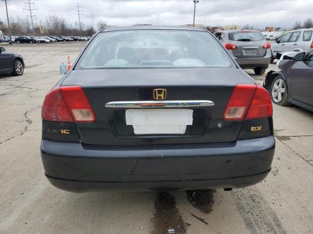 2HGES26761H508018 - 2001 HONDA CIVIC EX BLACK photo 6