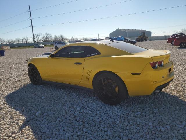 2G1FT1EWXB9192419 - 2011 CHEVROLET CAMARO 2SS YELLOW photo 2