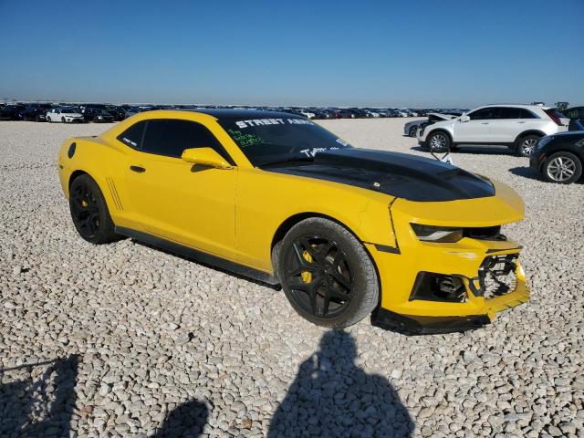 2G1FT1EWXB9192419 - 2011 CHEVROLET CAMARO 2SS YELLOW photo 4