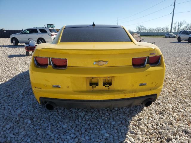 2G1FT1EWXB9192419 - 2011 CHEVROLET CAMARO 2SS YELLOW photo 6