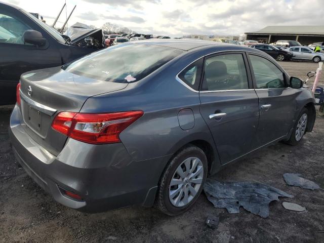 3N1AB7AP8KY341399 - 2019 NISSAN SENTRA S GRAY photo 3