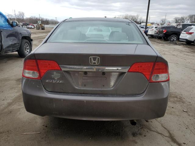 19XFA1F59AE050095 - 2010 HONDA CIVIC LX GRAY photo 6