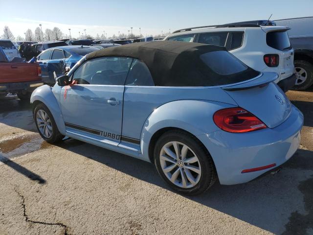 3VW5A7AT6FM815066 - 2015 VOLKSWAGEN BEETLE TDI BLUE photo 2