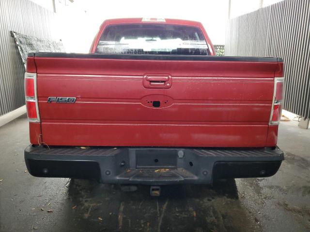 1FTPW14V89FA91585 - 2009 FORD F150 SUPERCREW RED photo 6