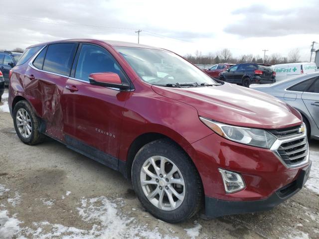 3GNAXJEV1JL119052 - 2018 CHEVROLET EQUINOX LT RED photo 4