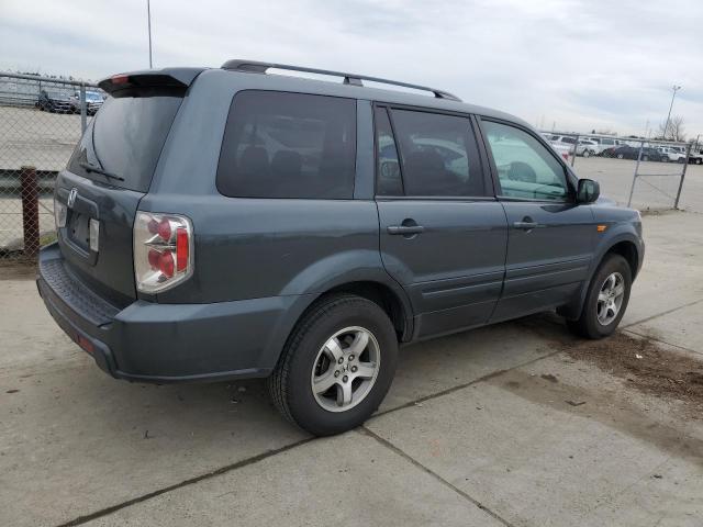 5FNYF28686B010453 - 2006 HONDA PILOT EX GREEN photo 3